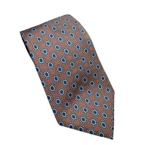 Equus Designer Floral Mens‎ Blue And Mauve Classic Luxury Tie 57in Long Career